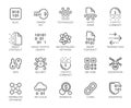 Premium Icons Pack on Blockchain System, Crypto Technology . Such Line Signs as Cryptographic Decentralised Database Royalty Free Stock Photo