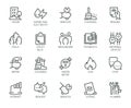 Premium Icons Pack on Housing and Communal Services Consumer Services Public Utilities. Such Line Signs as Plumbing Work