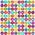 100 premium icons set color