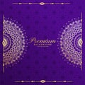 Premium mandala invitation template background