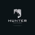 Premium metallic cheetah shield logo badge template. elegant brand identity