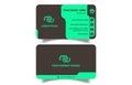 Premium modern creative business card template vector File Editable File Editable modern vector file