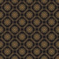 Luxury ornate abstract background in colors of gold and black