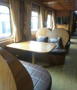 Premium passenger cabin on SRT Prestige at Hualumphong Main Railway Station Thailand