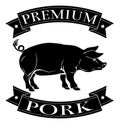 Premium pork icon