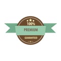 Premium product guarantee sticker badge banner stamp