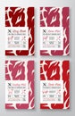 Premium Quality Abstract Vector Meat Labels Cover Big Set. Packaging Design. Modern Typography and Hand Drawn Cow, Sheep Royalty Free Stock Photo