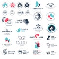 Premium quality beauty and nature icons Royalty Free Stock Photo