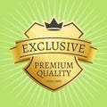 Premium Quality Best Golden Label 100 Guarantee Royalty Free Stock Photo