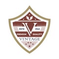 Premium quality branding element in vintage style Royalty Free Stock Photo