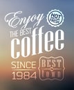 Premium Quality Coffee Royalty Free Stock Photo