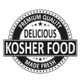 Premium quality delicious kosher food made fresh badge stamp