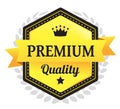 Premium Quality Ecommerce Badge Royalty Free Stock Photo