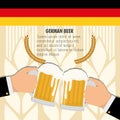 Premium quality german beer Royalty Free Stock Photo