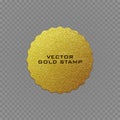 Premium quality golden label .Gold sign. Shiny, luxury badge. Best choice, price. Royalty Free Stock Photo