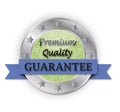 Premium quality guarantee button Royalty Free Stock Photo