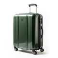 A premium quality hardside spinner Luggage black color on white background