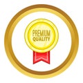 Premium quality label icon Royalty Free Stock Photo