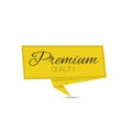 Premium quality label template Royalty Free Stock Photo