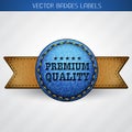 Premium quality label Royalty Free Stock Photo