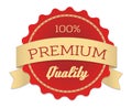 Premium quality label in vintage style