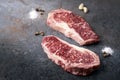 Premium quality marbled Japanese Wagyu beef Royalty Free Stock Photo