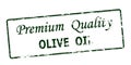 Stamp with text Premium quality olive oil Royalty Free Stock Photo