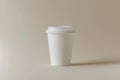 Premium Quality Picture of White Plastic Bubble Tea Cup Mockup Royalty Free Stock Photo