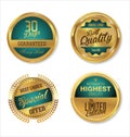 Premium Quality retro Labels Royalty Free Stock Photo