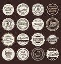 Premium quality retro Labels Royalty Free Stock Photo