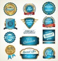 Premium, quality retro vintage labels collection