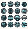 Premium, quality retro vintage labels collection