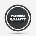 Premium quality sign icon. Special offer symbol. Royalty Free Stock Photo