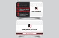 Premium quality standard and stylish modern business card template design