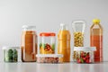 Premium Quality Visual of Healthy Products in Plastic Containers Royalty Free Stock Photo