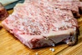 Premium Rare Slices many parts of Wagyu A5 beef with high-marbled texture