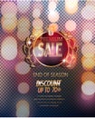 PREMIUM SALE banner with bokeh background.