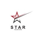Premium star logo design Royalty Free Stock Photo