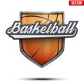 Premium symbol of Basketball label