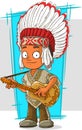 cartoon apache VECTOR ILLUSTRATION DOWNLOAD