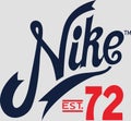 Simple Nike logo VECTOR ILLUSTRATION DOWNLOAD