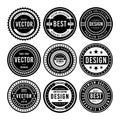 Premium Vintage Badge Design Set