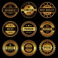 Premium Vintage Badge & Label Set Royalty Free Stock Photo