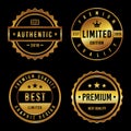 Premium Vintage Badge & Label Set Royalty Free Stock Photo