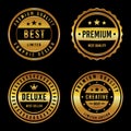 Premium Vintage Badge & Label Set Royalty Free Stock Photo