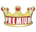 Premium Word Gold Crown Top Tier Paid Customer