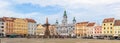 Premysl Otakar II Square, Ceske Budejovice, Czech republic Royalty Free Stock Photo