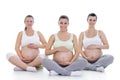 Prenatal yoga Royalty Free Stock Photo