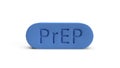 PrEP is HIV prevention pill for medical concept 3d rendering