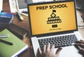 Prep School Education Preparation Academy Concept Royalty Free Stock Photo